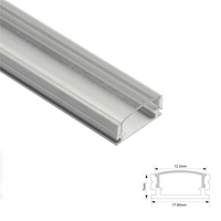 Barre de lumières LED 25/30/50cm support de canal en aluminium couverture de lait accessoires d'éclairage en forme de U/V/YW pour bande lumineuse LED