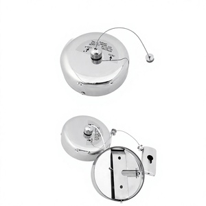 Sèche-<span class=keywords><strong>linge</strong></span> rétractable en acier inoxydable 304, ligne de séchage automatique extensible murale pour balcon et salle de bain - Product Image 1
