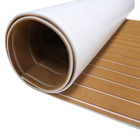Plancher de bateau en teck rainuré, mousse EVA imitation teck, surfaces confortables, tapis de pont marin en EVA