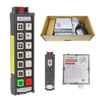 Control Remoto Industrial Inalámbrico de Doble Velocidad con 12 Botones y Funciones Personalizables para Grúas y Polipastos Eléctricos