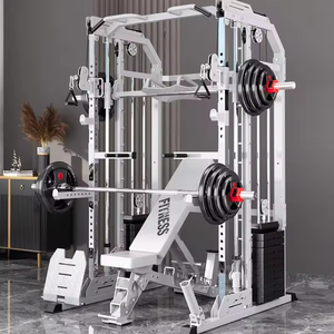 Máquina Smith Multifuncional Comercial de Alta Resistencia con Rack de Sentadillas y Cable para Ejercicios de Pecho y Espalda, Ideal para Gimnasios y Centros de <span class=keywords><strong>Fitness</strong></span> Profesionales - Product Image 4