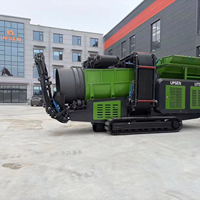 Nouveau tamis mobile à tambour sur chenilles UTS50 d'UPSEN |   Moteur à roulement pour le recyclage des déchets et le criblage du paillis à haute capacité (50-250 T/h)