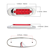 Feux de position latéraux 16 LED DC12V-24V, neufs, feux de gabarit arrière pour accessoires de voiture, bus, remorque, camion