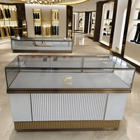 Vitrine moderne de bijoux de vitrine de boutique pour l'affichage de pièce