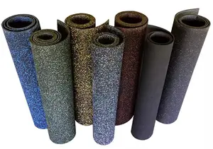 Gym Interlocking Rubber Tiles/gym Rubber Floor Rolls/sports Rubber Mat