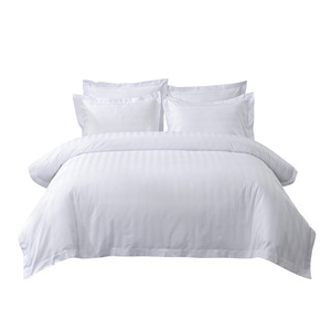 <span class=keywords><strong>Hotel</strong></span> in tessuto personalizzato all'ingrosso <span class=keywords><strong>hotel</strong></span> 300TC cotone bianco satinato <span class=keywords><strong>hotel</strong></span> biancheria da letto - Product Image 1
