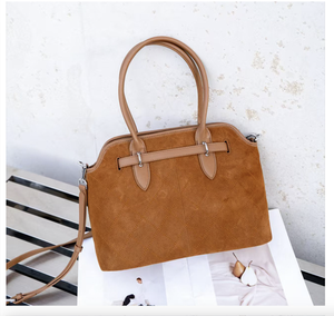 Sac à main Ando pour femme en cuir de vache véritable avec poignée supérieure et bandoulière amovible - Product Image 4