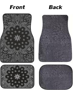 OEM Printed Design Universal <b>Decorative</b> <b>Car</b> Floor Mats All Weather Oriental Persian <b>Car</b> Mats 4 Pieces Set - Product Image 3