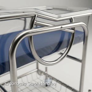 <span class=keywords><strong>Lit</strong></span> d'hôpital pour bébé Keling robuste, conforme aux normes pédiatriques, avec positionnement personnalisable et verrous de sécurité - Product Image 2