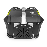 Boîte à bagages pour moto de voyage en alliage d'aluminium Top Tour Tail Trunk pour livraison Moto