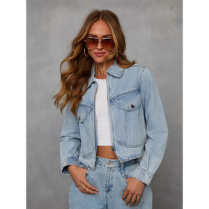 Conjunto <span class=keywords><strong>de</strong></span> <span class=keywords><strong>chaqueta</strong></span> y pantalones vaqueros <span class=keywords><strong>de</strong></span> primavera 2025 para mujer, <span class=keywords><strong>mono</strong></span> <span class=keywords><strong>de</strong></span> pierna ancha elegante informal <span class=keywords><strong>de</strong></span> gran tamaño, alternativa <span class=keywords><strong>con</strong></span> bolsillos, - Product Image 5