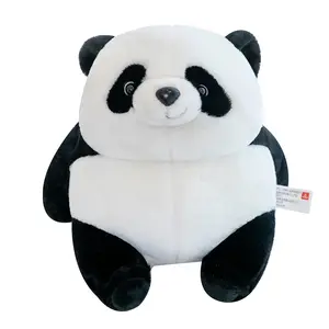 새로운 고품질 푹신한 박제 동물 인형 뚱뚱한 북극곰 박제 팬더 봉제 완구 갈색 테디 베어 던지기 베개 어린이 선물