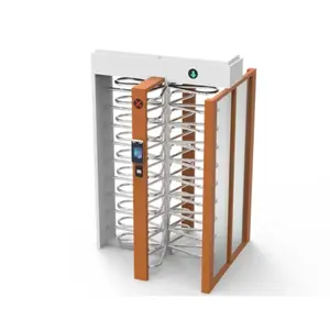 Tourniquet pleine hauteur en acier inoxydable 304 avec design peint pour stade, salle de sport, système de contrôle d'accès haute sécurité - Product Image 1