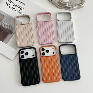 Funda de Teléfono 2 en 1 Personalizable con Logotipo, de Aleación de Aluminio, para iPhone 17/16/15/14 y 600 Modelos, Fundas Traseras Modernas para Teléfono - Product Image 1