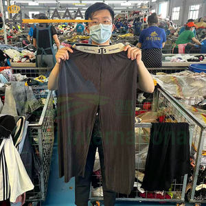 KINGAAA批发女装二手衣服棉麻Palazzo裤带松紧腰宽腿裤分装裙UKAY款式 - Product Image 4