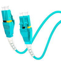 Connecteur de fibre optique Duplex LC Uniboot Multimode OM3 OM4 50/125µm, Cordon de brassage fibre optique LC Uniboot