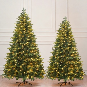 <span class=keywords><strong>Albero</strong></span> <span class=keywords><strong>di</strong></span> <span class=keywords><strong>Natale</strong></span> Artificiale con Luci LED, <span class=keywords><strong>Decorazioni</strong></span> Natalizie <span class=keywords><strong>di</strong></span> Lusso, <span class=keywords><strong>Albero</strong></span> Realistico in PE e PVC <span class=keywords><strong>per</strong></span> <span class=keywords><strong>Decorazioni</strong></span> Festive - Product Image 2
