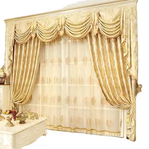 Hot Selling Cheap Floral Embroidered Tulle Fabric Window Curtains High Grade Delicate Embroidery Tulle Curtain