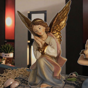 Figura de Ángel de la Natividad para Navidad, Juguete, Figurita, Escultura de Poliresina, 40 cm, Adorno Pintado a Mano (9006935217094) - Product Image 2