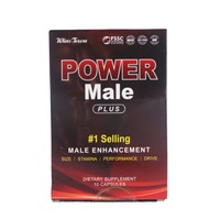 Capsules d'amélioration de la puissance masculine PLUS pour hommes - Amélioration de la densité osseuse 10 capsules par flacon Non destiné aux enfants