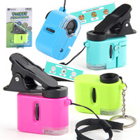 Microscopio de Bolsillo Portátil 120X con Luz UV, Lupa para Joyería y Electrónica de Consumo