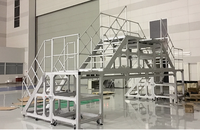 Plateforme d'entretien d'avions en aluminium Fenghui pour entrepôt, avec échelle de stockage