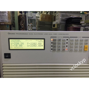 CHROMA 6346 DC <b>ELECTRONIC</b> LOAD SLEW RATE 150A/us <b>Used</b> - Product Image 2