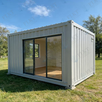 Maison conteneur modulaire de luxe préfabriquée FLKT à double aile extensible et pliable