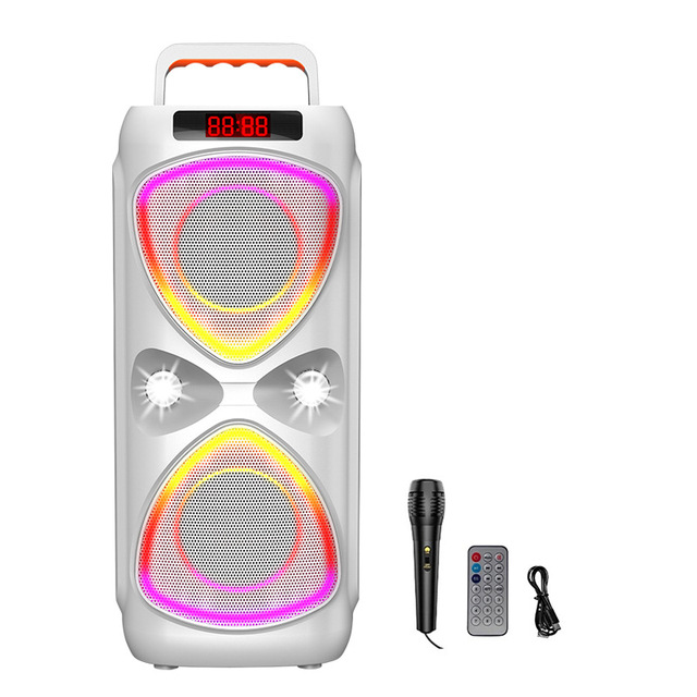 OEM Custom Wireless RGB Plastic Multi-functional Speaker Outdoor for High-quality Audio with 20W Output