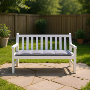 Coussin de banc de jardin en tissu Oxford gris, 59,1x19,7x2,8 pouces, résistant à l'eau, pour mobilier d'extérieur - Product Image 2