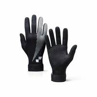 Gants de sport pour hommes à logo de marque, très tendance, en coton/élasthanne tricoté, épais, respirants, antidérapants, compatibles écrans tactiles