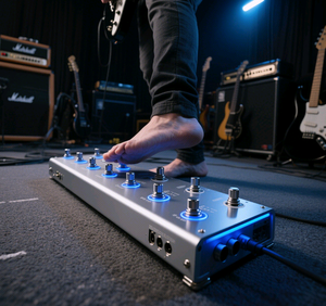 Pédale d'ampli spéciale Overdrive Enigmatic de LEITE Universal Audio, en acier inoxydable usiné CNC - Product Image 6
