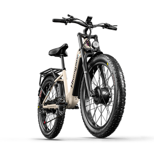 Bicicleta Eléctrica de Diseño 2000W con Batería Oculta de 17.5, Suspensión Completa, Neumáticos Gruesos para Terreno Difícil, 48V, con Batería de Litio - Product Image 4