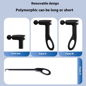 Pistola de Masaje de Percusión para Tejidos Profundos con Diseño Ergonómico de Anillo de Agarre Extendido para Alivio de <span class=keywords><strong>Espalda</strong></span> y Relajación Muscular - Product Image 5