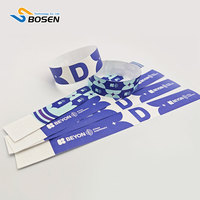 Bracelets personnalisés en papier synthétique pour événements, bracelets en papier personnalisés