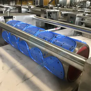 Komersial Ganda Tortilla Tekan dan Oven Otomatis Roti Mesin Pembuat Lavash Lini Produksi
