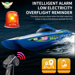 YF Ngoài Trời Đồ Chơi 2.4Ghz Không Chổi Than Powered Đua Thuyền Chàng Trai Sinh Nhật Quà Tặng 30 km/h Không Thấm Nước Điều Khiển Từ Xa Turborjets - Product Image 5