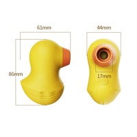 Niedlicher Gelber Entenförmiger Klitoris-Sauger Nippel-Stimulator Klitoraler Saugvibrator Sexspielzeug für Frauen