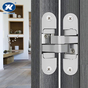 23*95mm en alliage de zinc 3D réglable à 180 degrés <span class=keywords><strong>charnière</strong></span> <span class=keywords><strong>invisible</strong></span> dissimulée pour <span class=keywords><strong>charnière</strong></span> de <span class=keywords><strong>porte</strong></span> ouverte en bois - Product Image 2