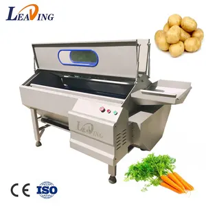 Endüstri kullanımı için otomatik patates soyma makinesi, Yam soyma ve dilimleme makinesi