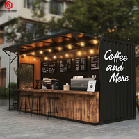 BELYOO Kiosque de café modulaire personnalisé, boutique de café portable, magasin de vente au détail pour projets commerciaux en plein air
