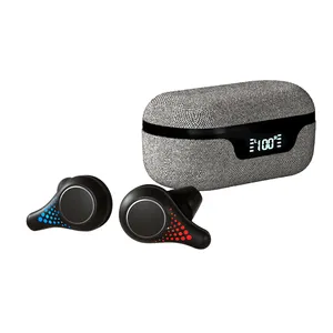 Fones de ouvido t8 sem fio com microfone, fones auriculares tws 5.0 bluetooth compatíveis com ios e android