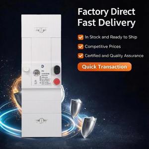 เบรกเกอร์ MCCB แบบปรับได้ <span class=keywords><strong>PG</strong></span> 5A/10A/15A/20A/25A/30A/40A/45A/50A/60A ป้องกันไฟรั่วลงดิน ความสามารถในการตัดวงจร 6kA แรงดันไฟฟ้า 240V วัสดุพลาสติก - Product Image 1