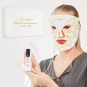 Masque de beauté photothérapie LED PDT masque Facial Led rajeunissement de la peau Anti-acné suppression des rides masques faciaux Led