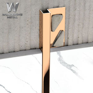 Nouvel accessoire d'angle en céramique polie, <span class=keywords><strong>profilé</strong></span> de finition murale en acier inoxydable 304 pour <span class=keywords><strong>carrelage</strong></span>, idéal pour les projets - Product Image 2