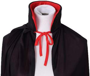 Costume de fête d'Halloween pour enfants tenue de jeu de rôle de <span class=keywords><strong>magicien</strong></span> avec <span class=keywords><strong>Cape</strong></span> noire et rouge Cosplay ensemble magique pour s'amuser habiller - Product Image 6
