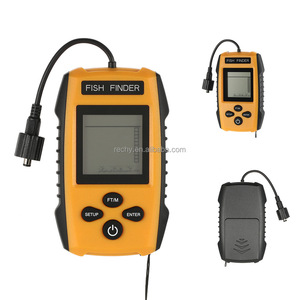 Détecteur de poissons portable avec capteur <span class=keywords><strong>sonar</strong></span> 100M, sondeur de profondeur sans fil, détecteur de profondeur pour la pêche, sondeur de profondeur pour appâts de pêche, alarme de pêche - Product Image 4