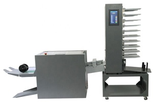Otomatik dikiş sistemi kağıt toplama katlama makineleri zımba kitapçık makinesi makinesi 6 10 12 20 istasyonları kağıt Collator - Product Image 2