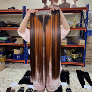 Vente en gros de tissages de cheveux humains vietnamiens 100% cheveux vierges Remy Extensions de cheveux naturels lisses et ondulés pour les acheteurs mondiaux - Product Image 1