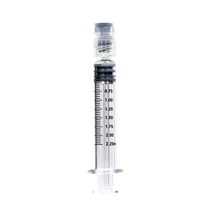Seringue en verre préremplie de 2,25 ml certifiée ISO 11040 et CE avec embout Luer Lock et aiguille à pointe, bouchon en caoutchouc d'étanchéité - Product Image 6